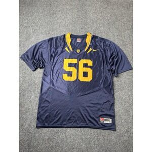 Mens Football Nike Cal Bears #56 Blue Yellow Jersey, Size XXL